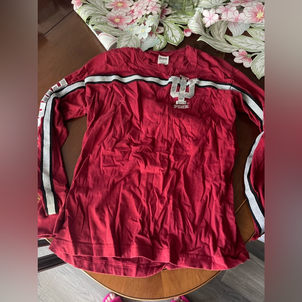 IU Pink long sleeve shirt